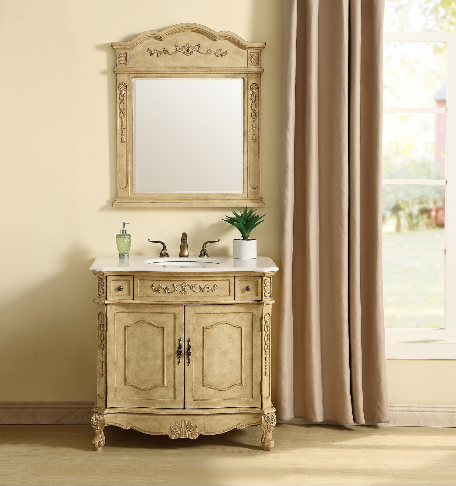 预发布站点、【Home Improvement】Halethorpe 36" Single Bathroom Vanity Set、-12345