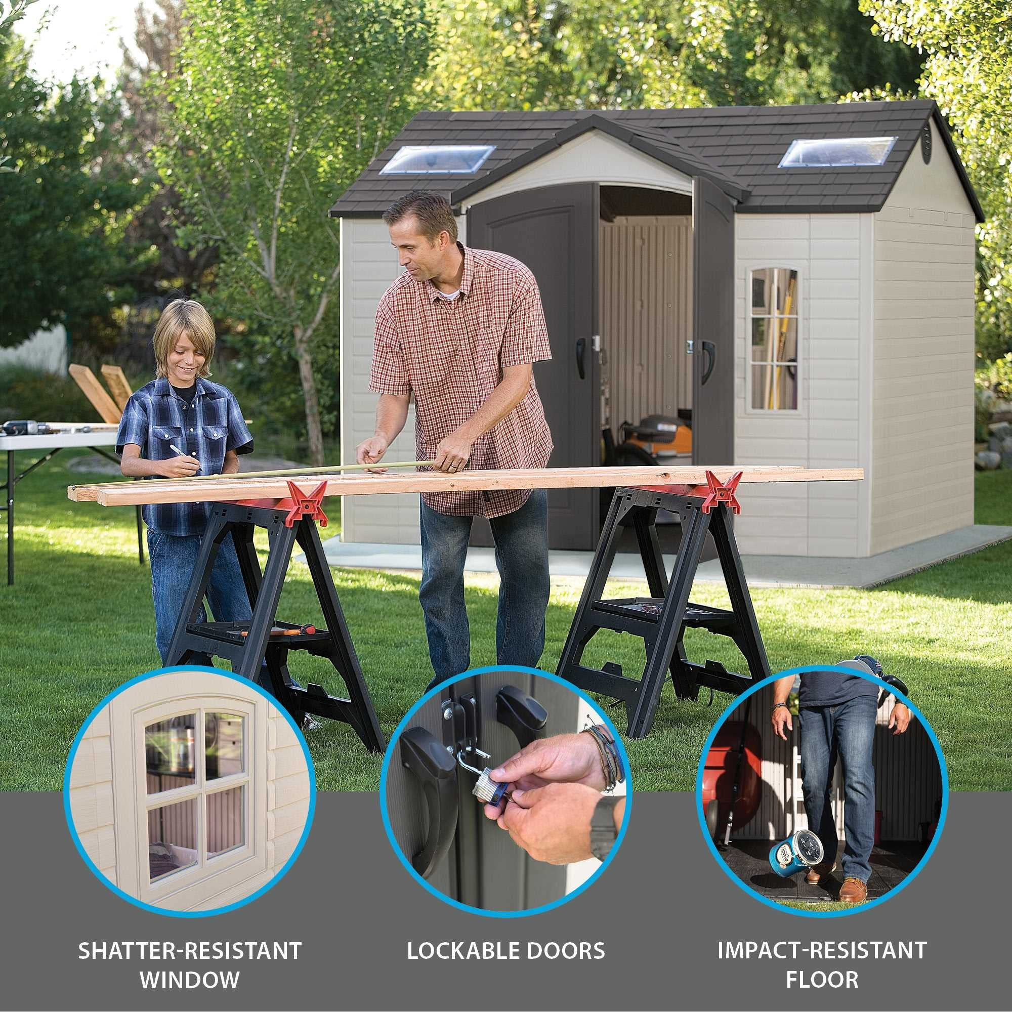 预发布站点、【Storage Shed】10x8 ft Outdoor Storage Shed, Desert Sand、mysite-12345