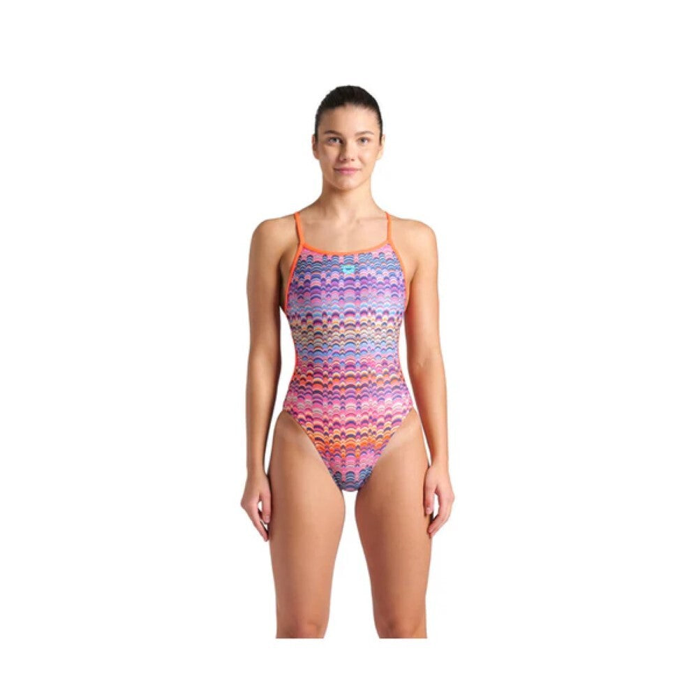 预发布站点、ARENA Women's Ondulation One Piece Swimsuit Lace Back、mysite-12345