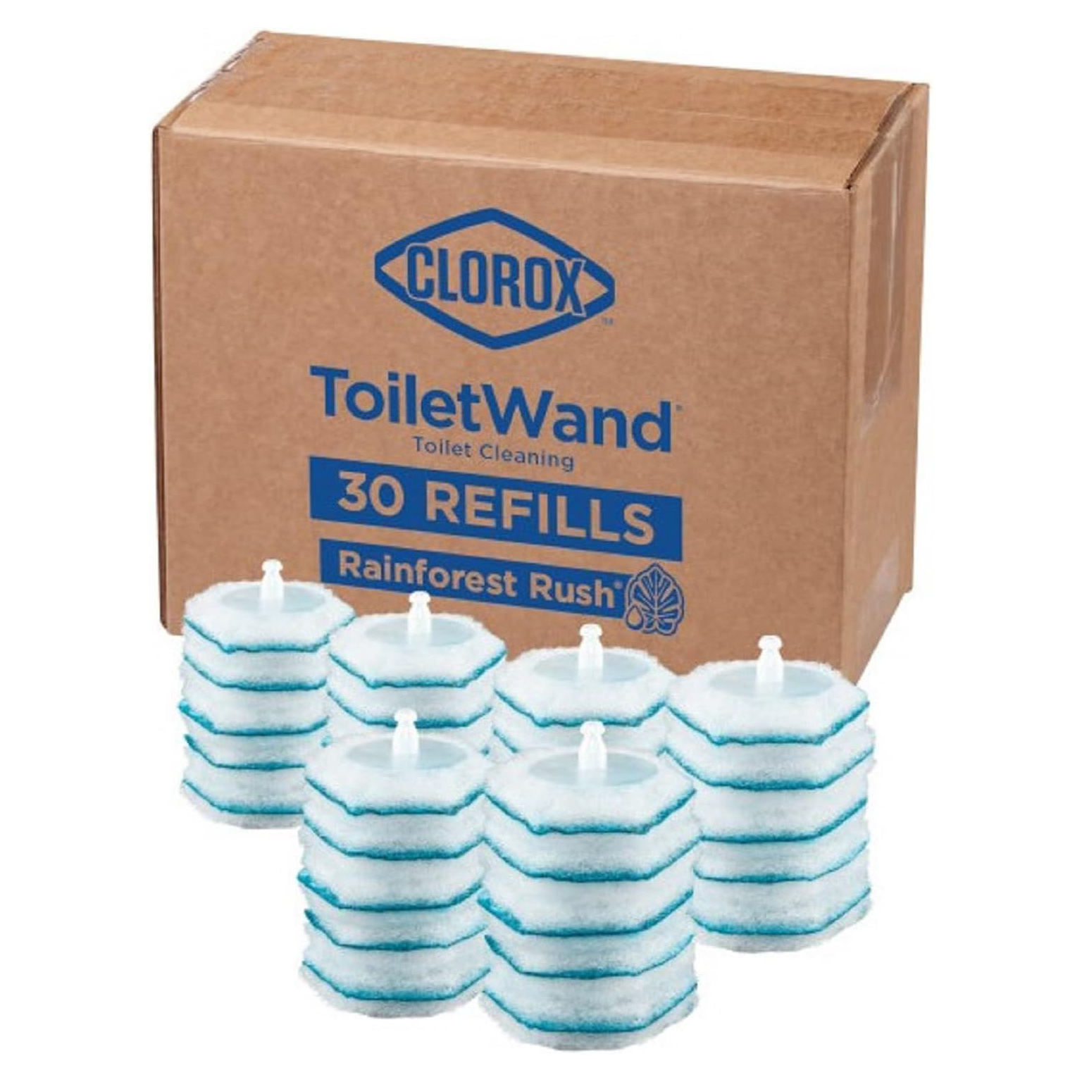 Clorox ToiletWand Disinfecting Refills, Rainforest Rush, 30 Ct (Package May Vary)111mysite
