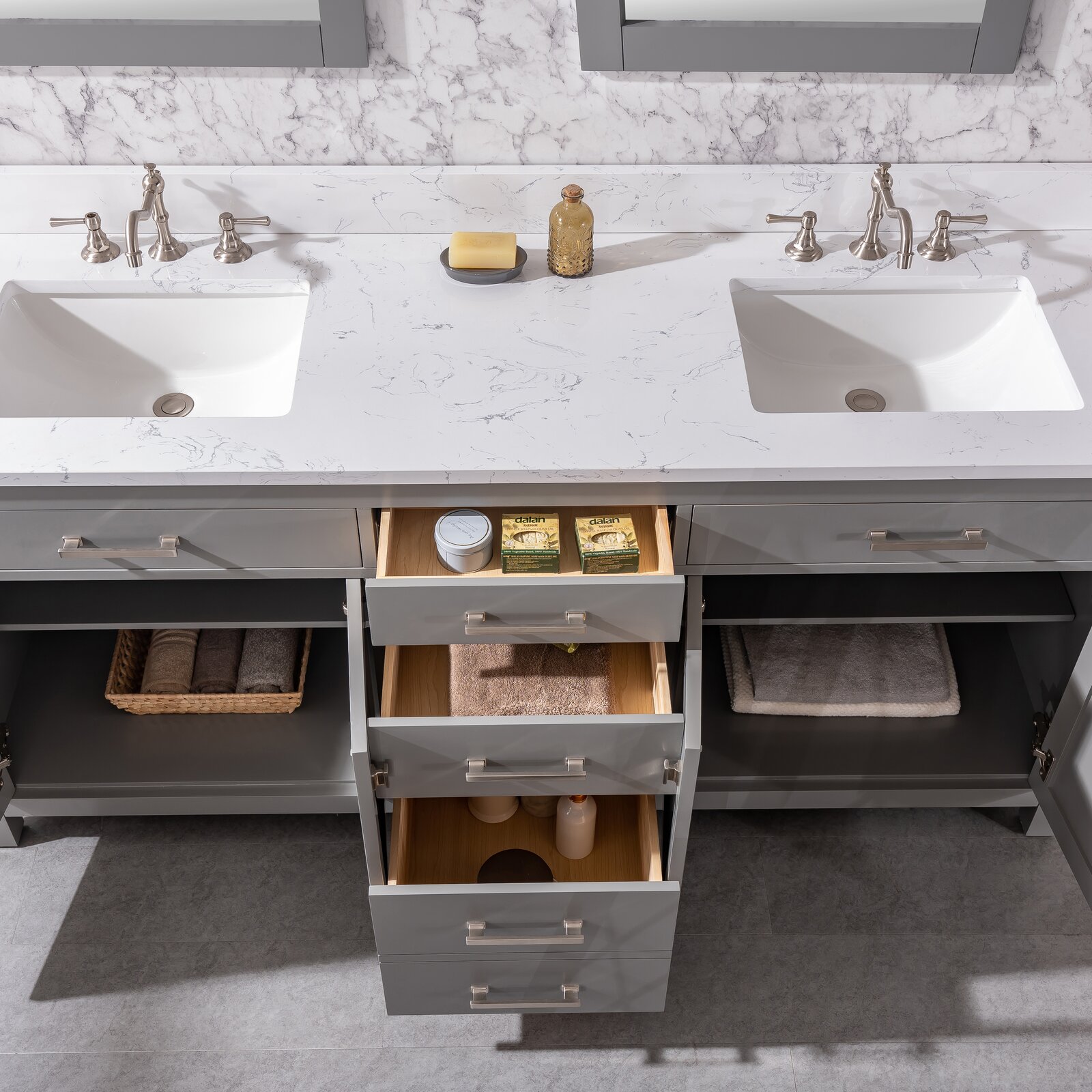 预发布站点、【Home Improvement】Atencio 72" Double Bathroom Vanity Set、-12345