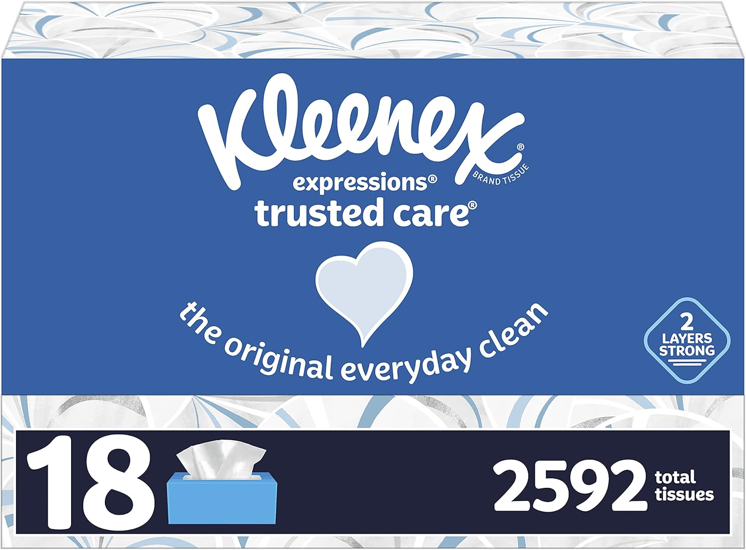 Kleenex Trusted Care Facial Tissues, 8 Flat Boxes, 200 Tissues per Box, 2-Ply, Packaging May Vary111mysite