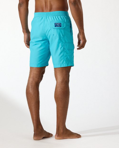 Big and Tall Baja Cabana Blooms Water-Activated Board Shortsenglish111