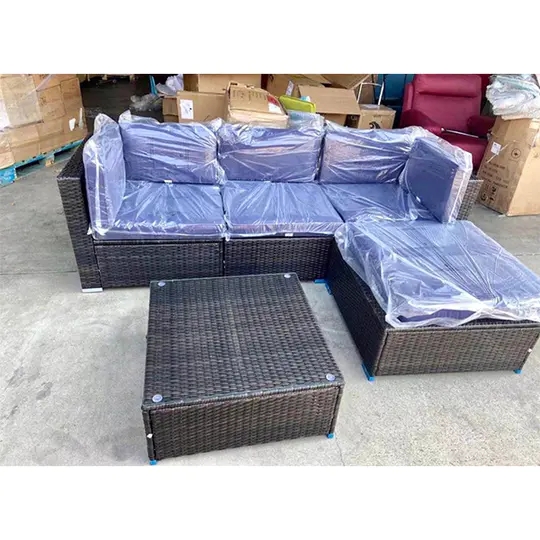 预发布站点、【Furniture】5 PATIO SET WICKER Outdoor Modular Sofa、-12345