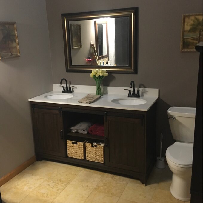 预发布站点、【Home Improvement】Braylen 60" Double Bathroom Vanity Set、-12345