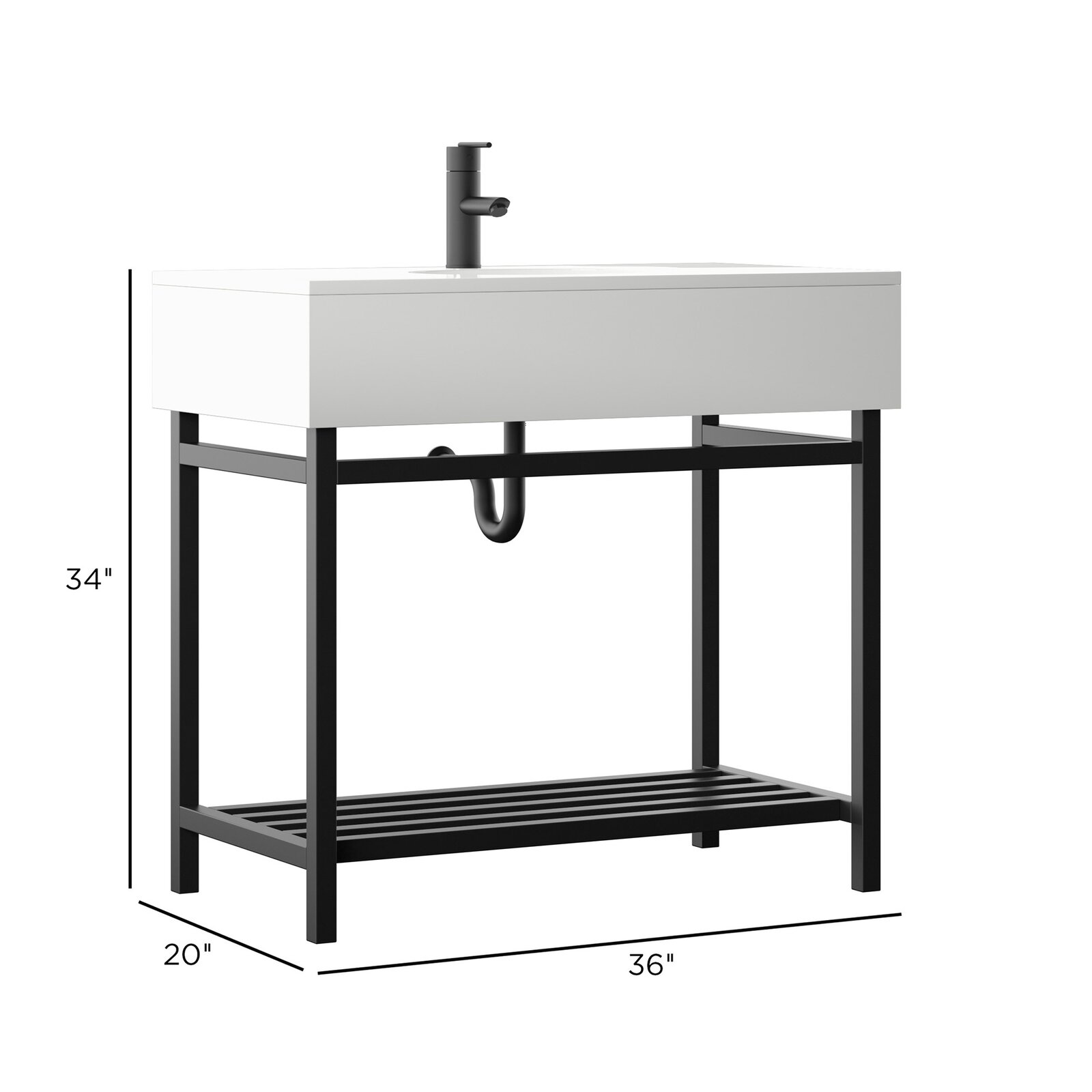 预发布站点、【Home Improvement】Whittier 36” Single Bathroom Vanity Set、-12345