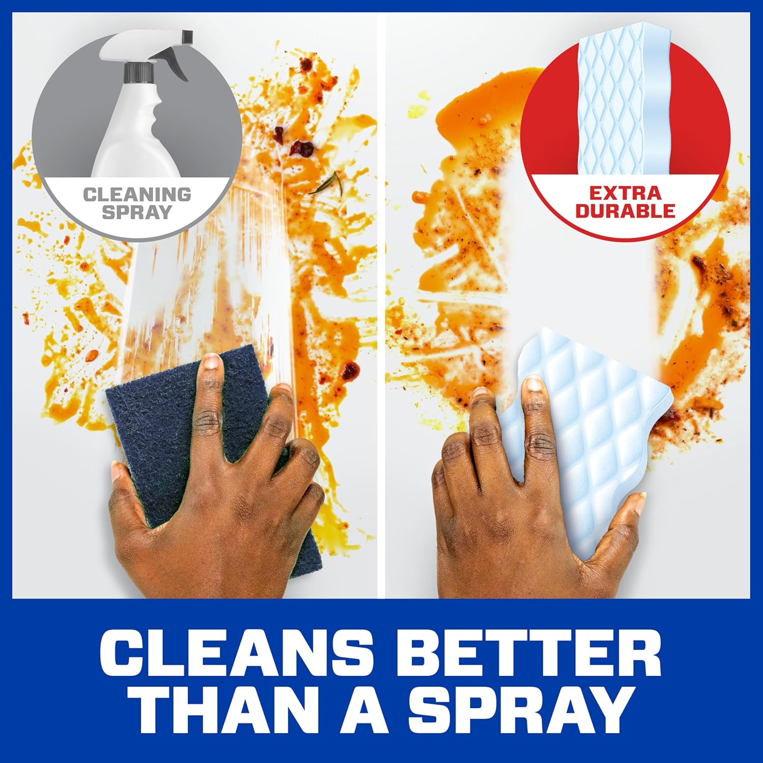 Mr. Clean Magic Eraser Variety Pack with Ultra Thick, Ultra Foamy, and Extra Durable Multi Purpose Cleaner, Magic Eraser Sponge Multi Surface Cleaner, 6ct111mysite