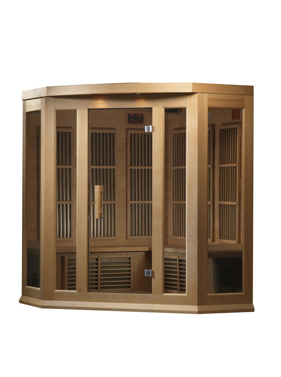 预发布站点、【Sports&Outdoors】Dynamic Infrared Maxxus 3 - Person Indoor FAR Infrared Sauna in Hemlock、-12345