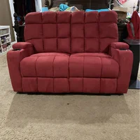 预发布站点、【Furniture】Grigor 57.5'' Wide Home Theater Loveseat with Cup Holder、-12345