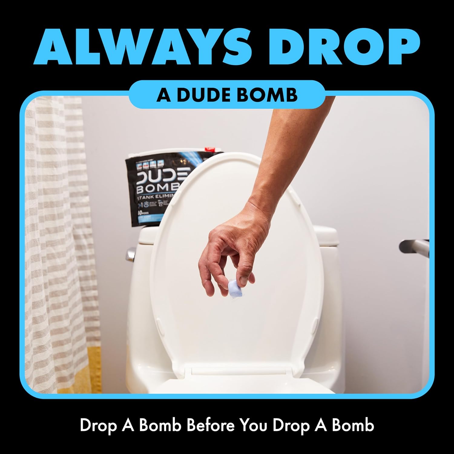 DUDE Bombs - Toilet Stank Eliminator - 1 Pack, 40 Pods - Fresh Scent 2-in-1 Stank Eliminator + Toilet Bowl Freshener - Refreshing Blend of Lavender, Cedar, Lime, and Eucalyptus111mysite