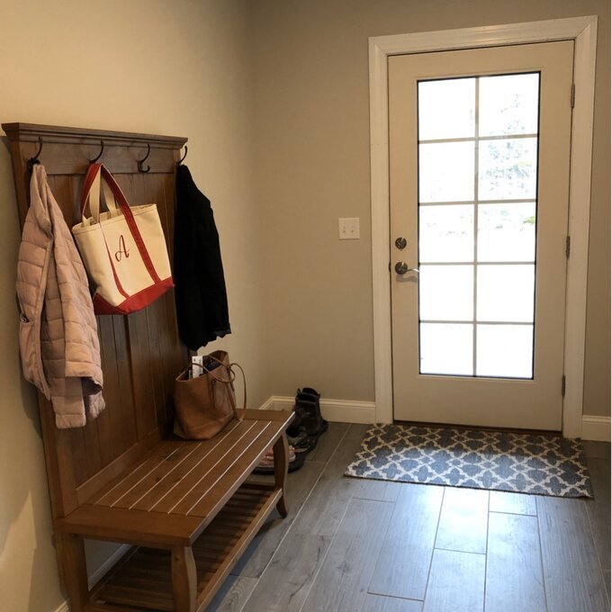 预发布站点、【Furniture】Bernnadette 40'' Wide Pine Solid Wood Hall Tree with Bench、-12345