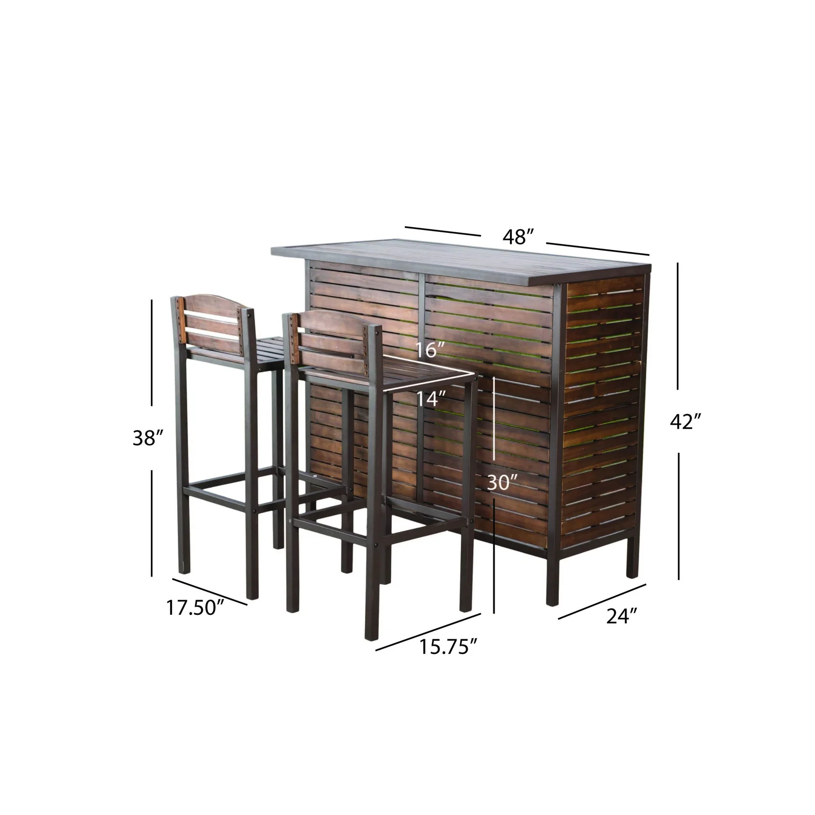 预发布站点、【Home&Garden】Libnah 3 Piece Bar Set、-12345