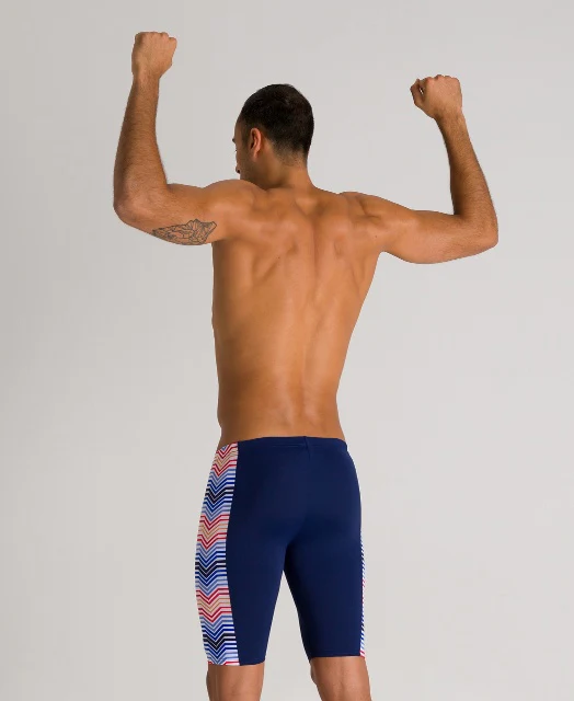 预发布站点、ARENA Mens Multicolor Stripes Jammer、mysite-12345