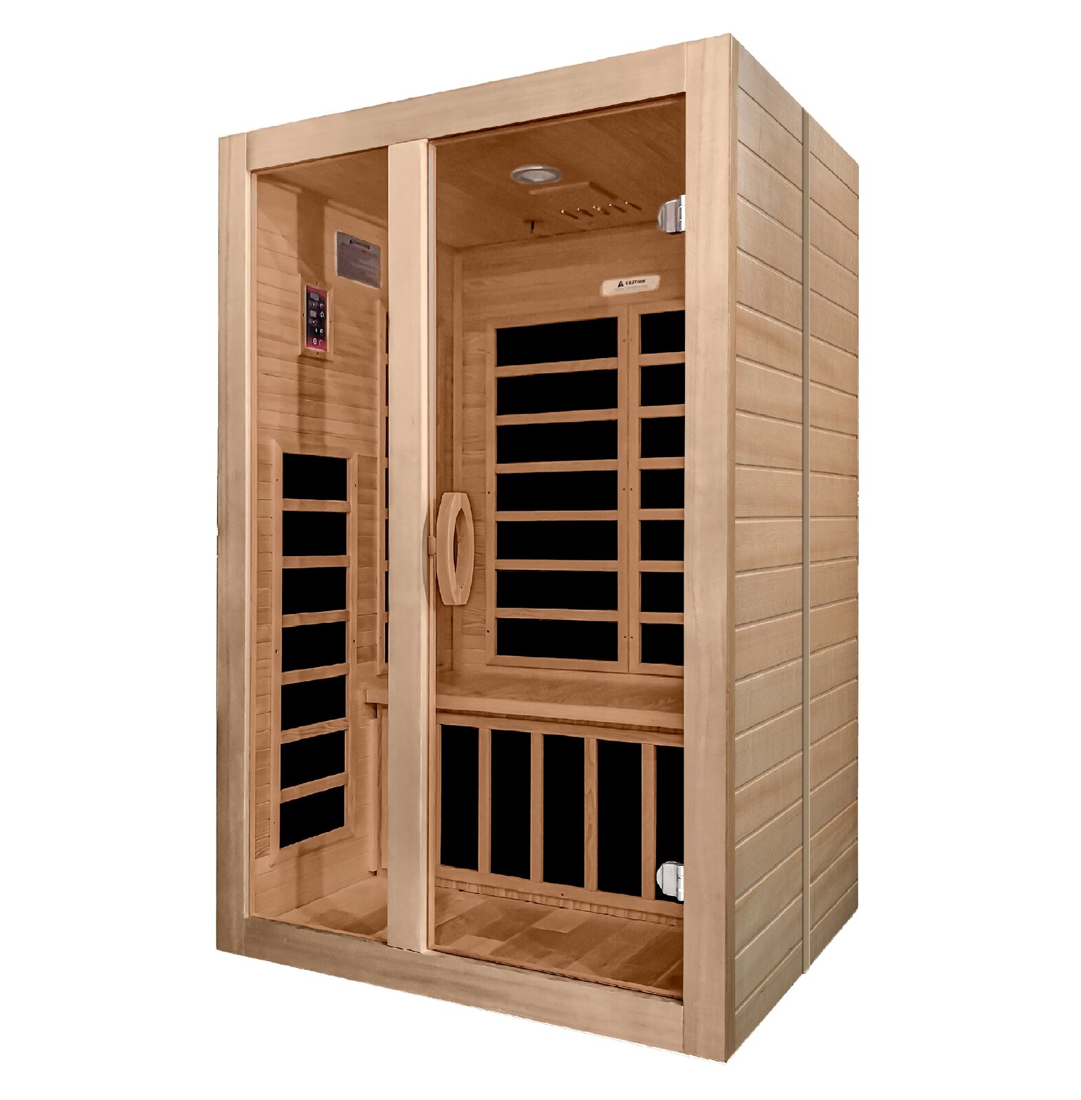 预发布站点、【Sports&Outdoors】Dynamic Infrared Santiago 2 - Person Indoor FAR Infrared Sauna in Hemlock、-12345