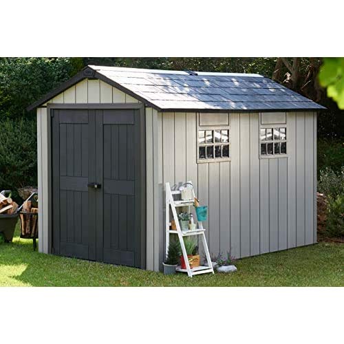 预发布站点、【Storage Shed】Oakland Outdoor Plastic Garden Storage Shed, Grey, 7.5 x 11 feet、mysite-12345