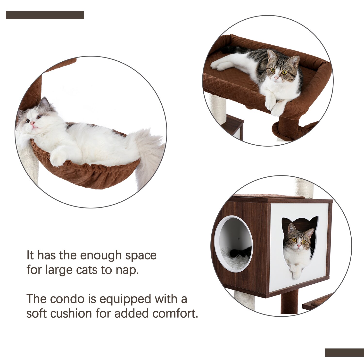 预发布站点、【Pet】59" Yinka Cat Tree or Condo、-12345