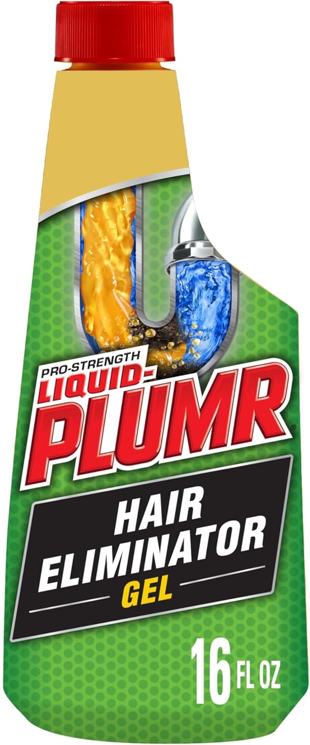 Liquid-Plumr Pro-Strength Hair Eliminator Gel Clog Remover, Hair Clog Remover and Drain Opener, Safe for All Septic Systems and Pipes, 16 fl. oz. Bottle111mysite