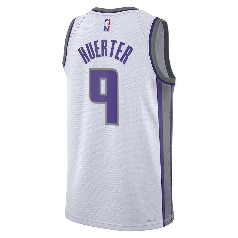 预发布站点、Youth Sacramento Kings Kevin Huerter Association Jersey - White、FF-CUSTOM-12345