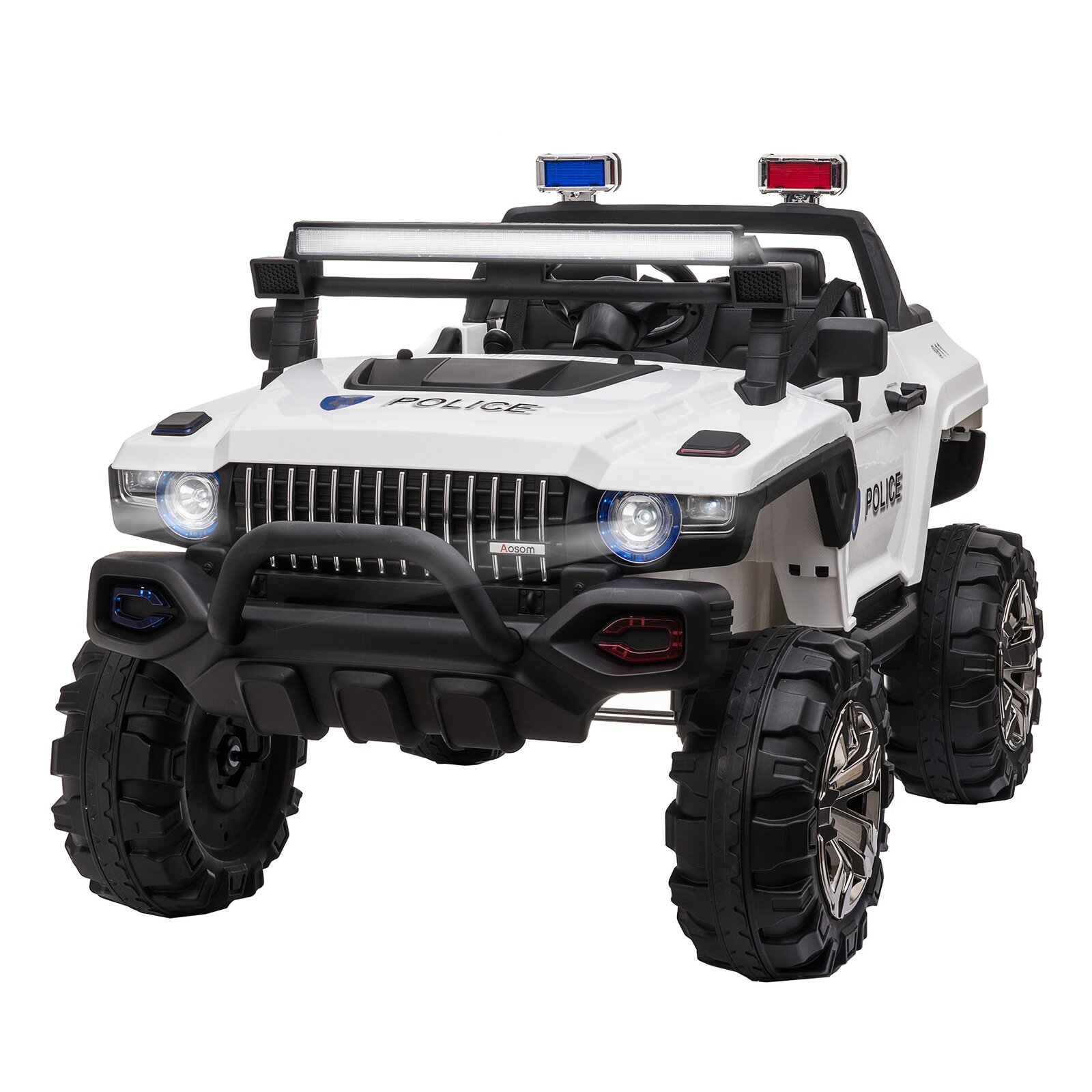 预发布站点、【Baby&Kids】2-Seater Electric Ride on Police Car SUV Truck Toy、-12345