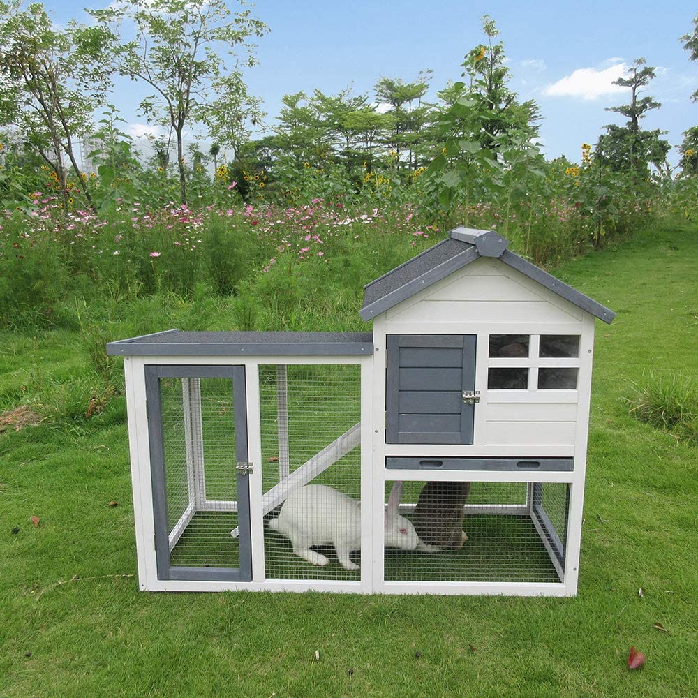 预发布站点、Long chicken coop rabbit house Indoor outdoor rabbit cage Rabbit house wooden house Pet.、-12345