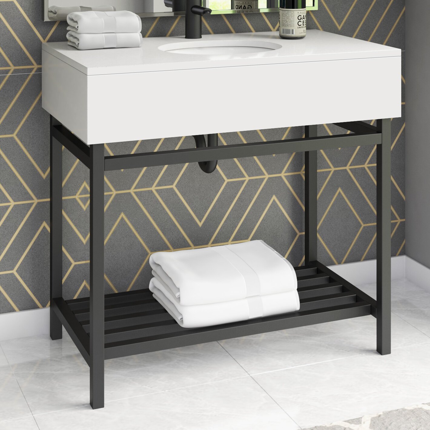 预发布站点、【Home Improvement】Whittier 36” Single Bathroom Vanity Set、-12345