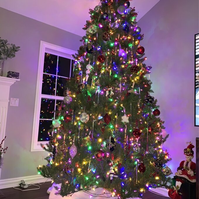 预发布站点、【Décor】Dunhill Fir 120'' Lighted Artificial Fir Christmas Tree、-12345