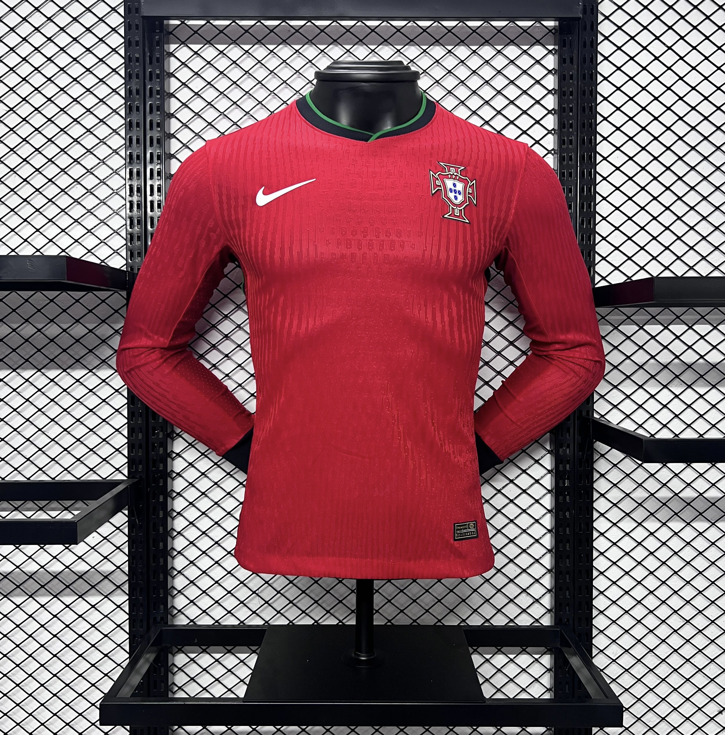 Portugal 2024 Home Stadium Long Sleeve Jersey - Player Version111
