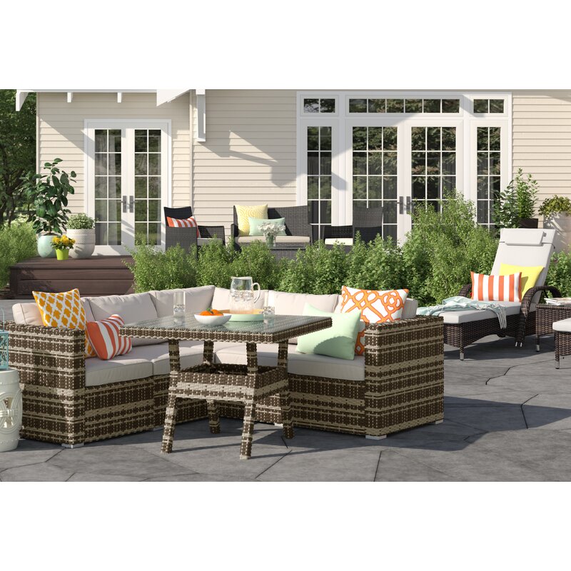 预发布站点、【Furniture】3 PCS Patio Wicker Chaise Lounge Chair Set, Outdoor Reclining Chair with Table & Cushion、mysite-12345