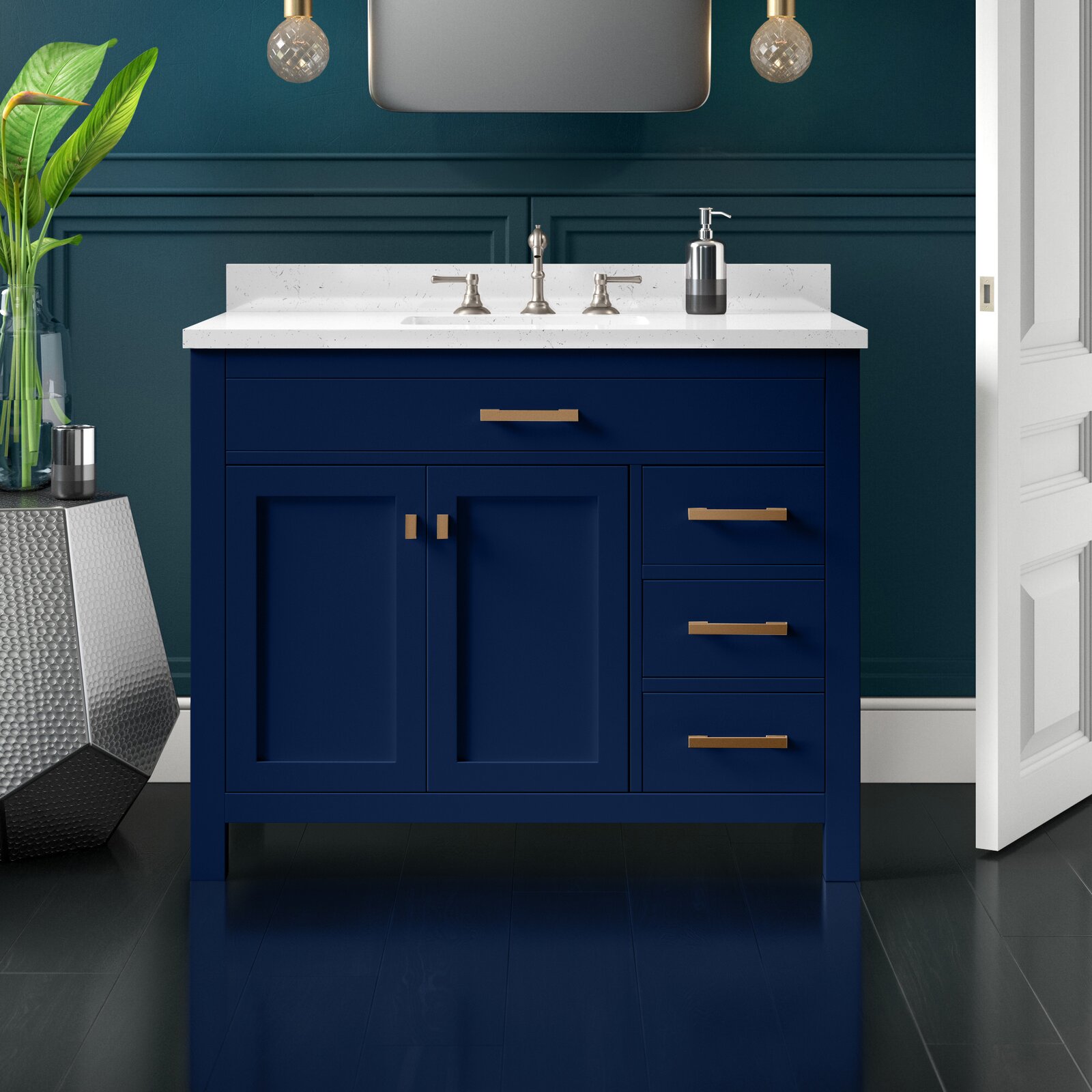 预发布站点、【Home Improvement】Atencio 42" Single Bathroom Vanity Set、-12345