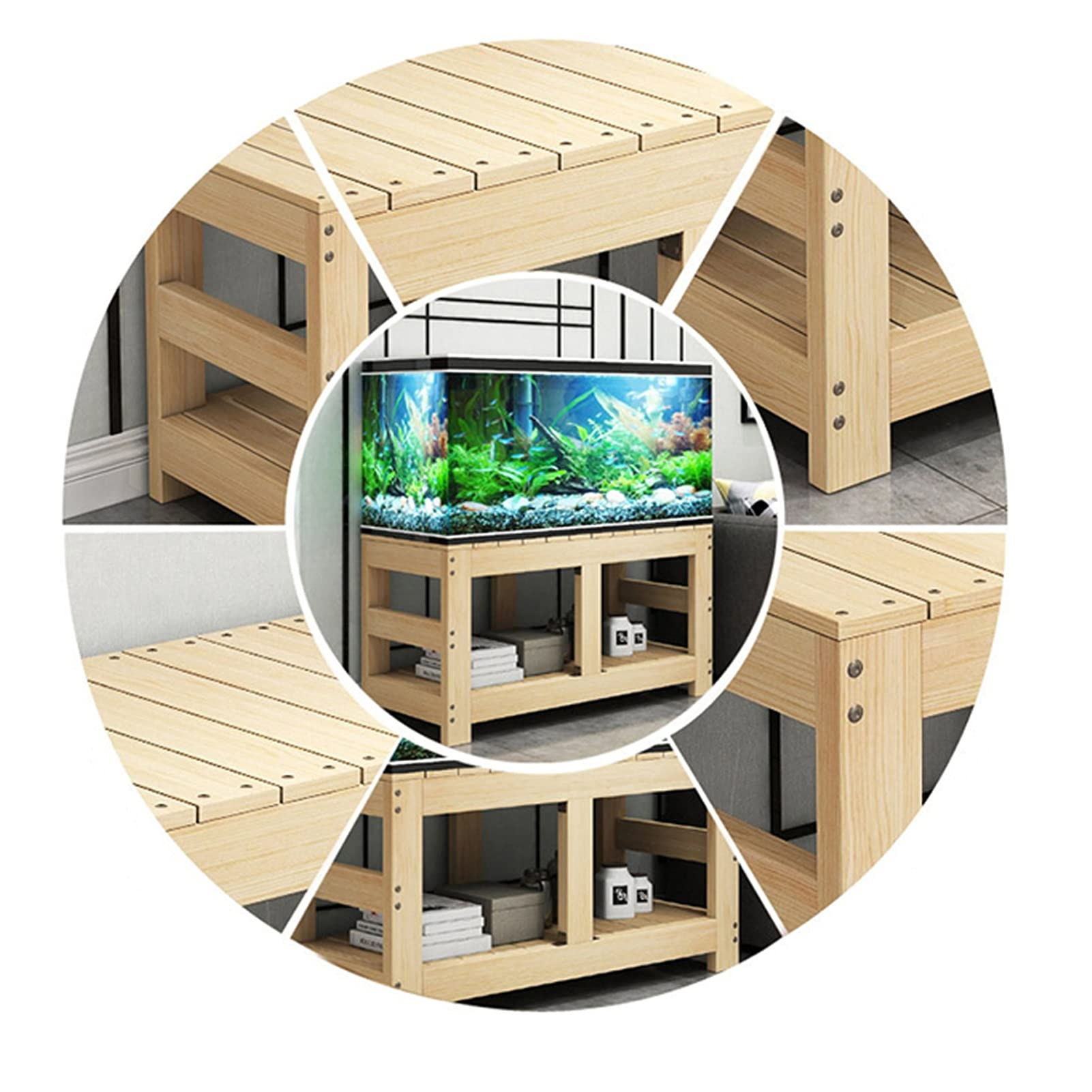 预发布站点、【Pet】Aquarium Bracket Solid Wood Fish Tank Fish Aquarium Rack、-12345