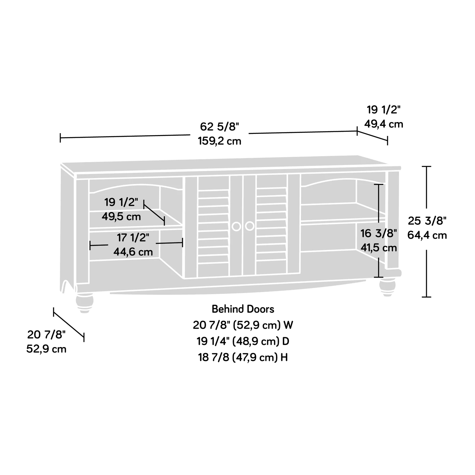预发布站点、【Furniture】Bredevoort TV Stand for TVs up to 60"、-12345