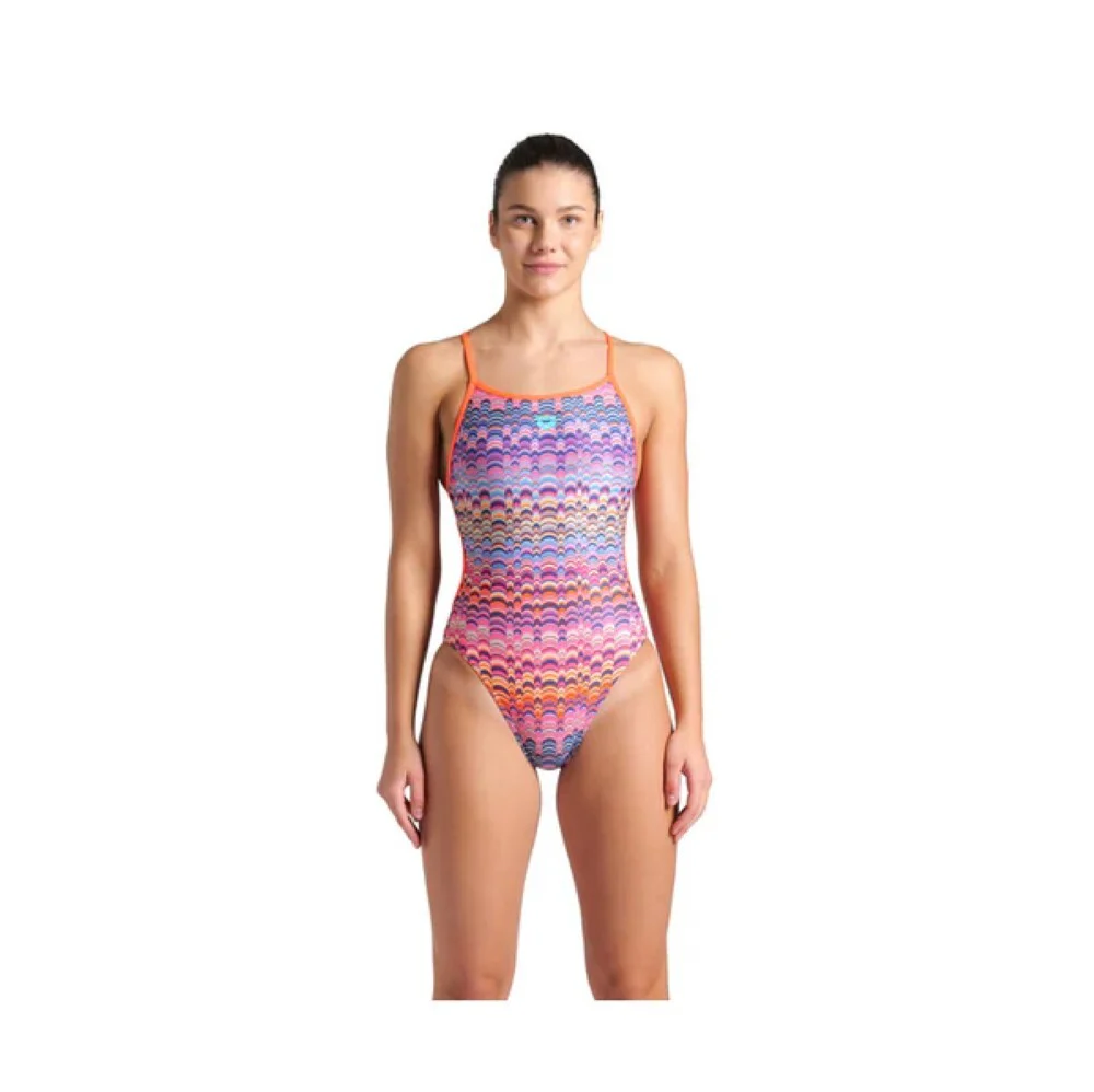 预发布站点、ARENA Women's Ondulation One Piece Swimsuit Lace Back、mysite-12345
