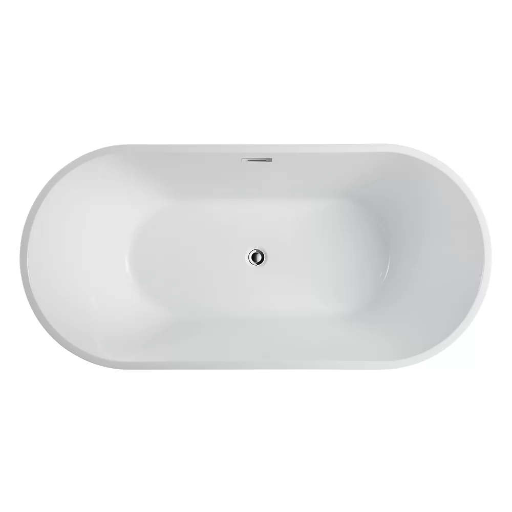 预发布站点、【Home Improvement】59" x 30" Freestanding Soaking Acrylic Bathtub、-12345