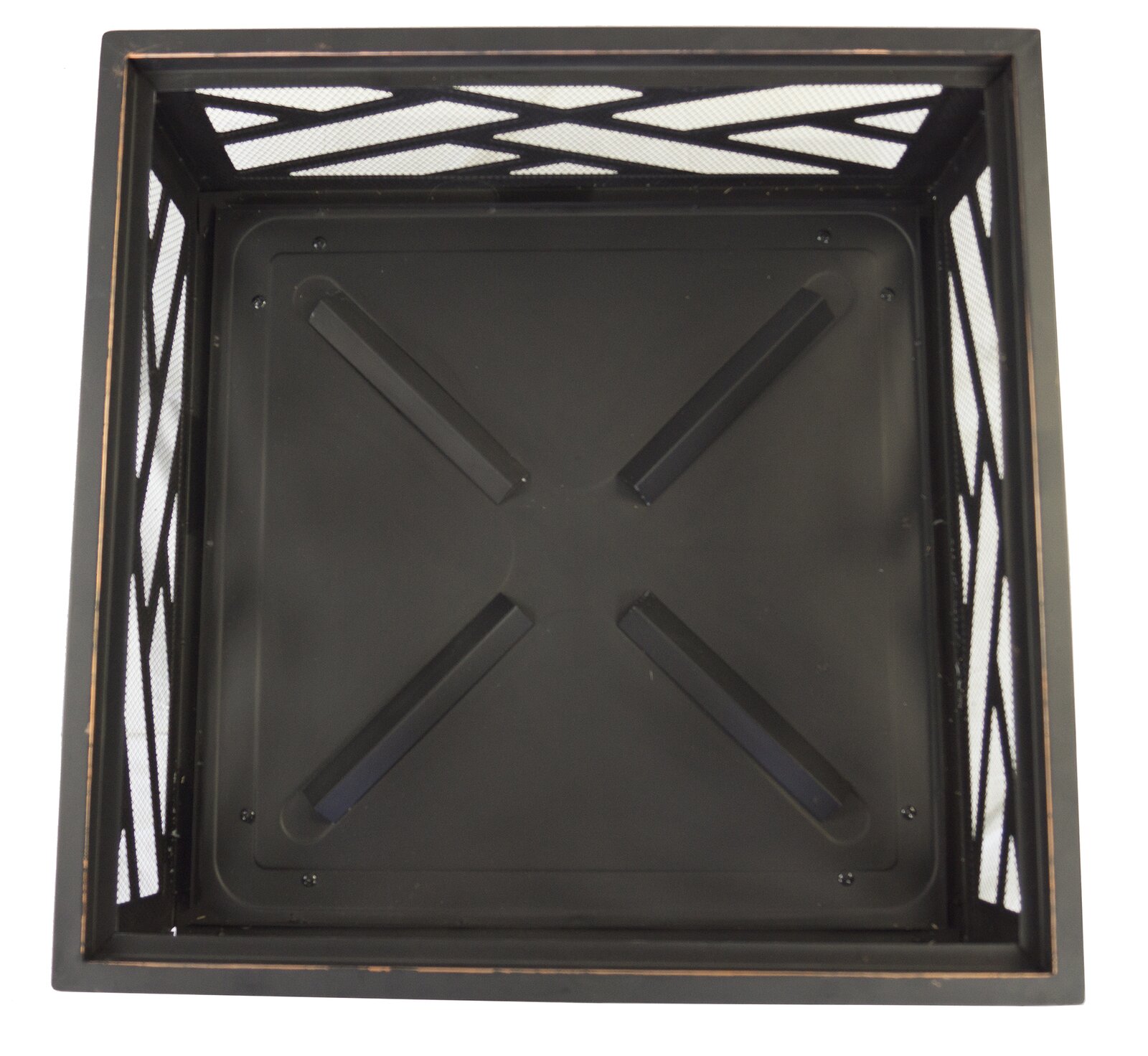 预发布站点、【Sports&Outdoors】Telvin 26'' H x 26'' W Steel Wood Burning Outdoor Fire Pit with Lid、-12345