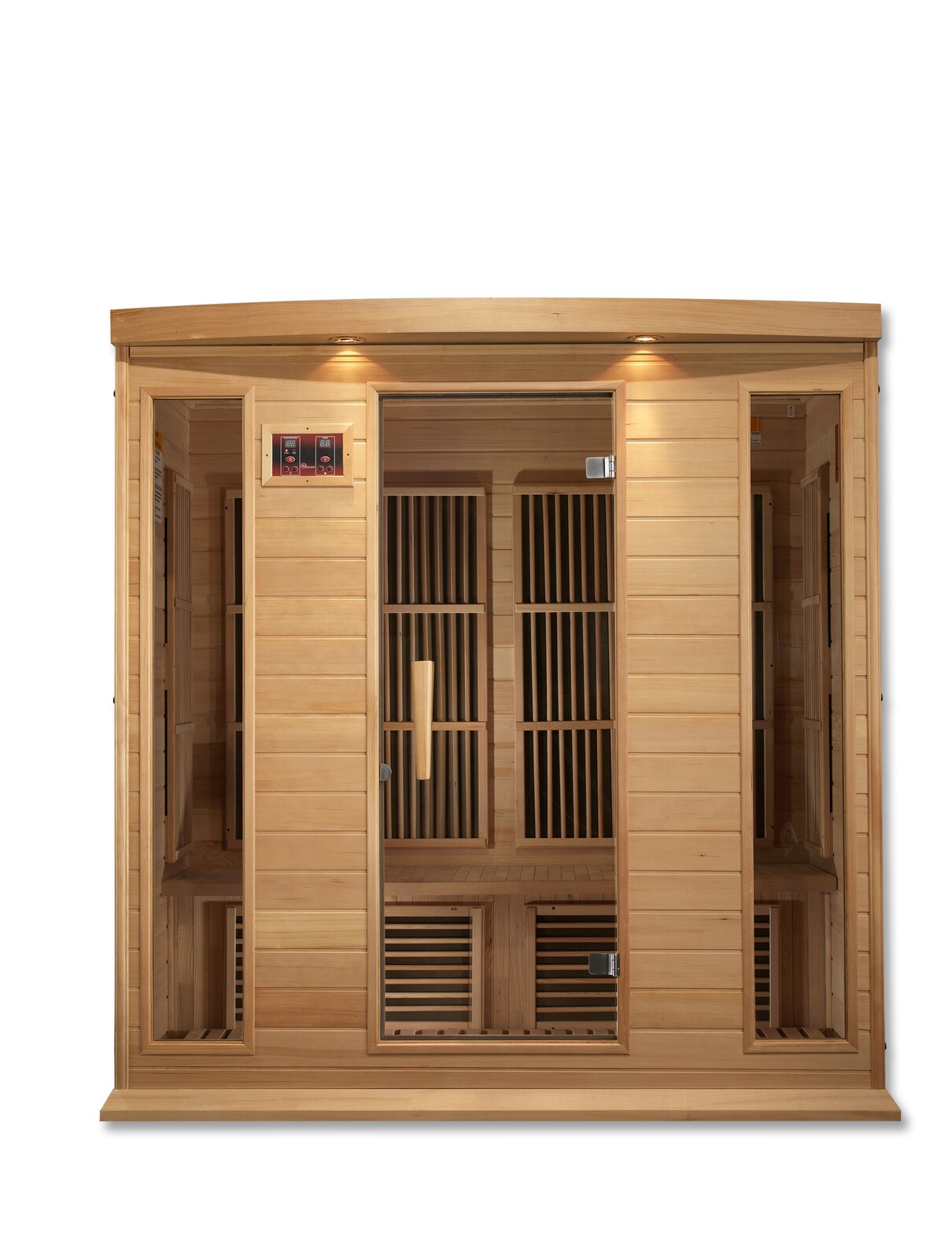 预发布站点、【Sports&Outdoors】Dynamic Infrared 4 - Person Indoor Bluetooth Compatible FAR Infrared Sauna in Hemlock、-12345