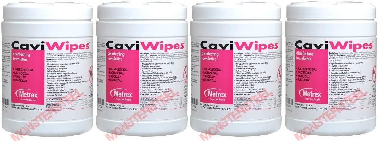 CaviWipes - Cavicide Germacidal Cleaner Wipes 160 ct (F芯ur Pa褋k)111mysite