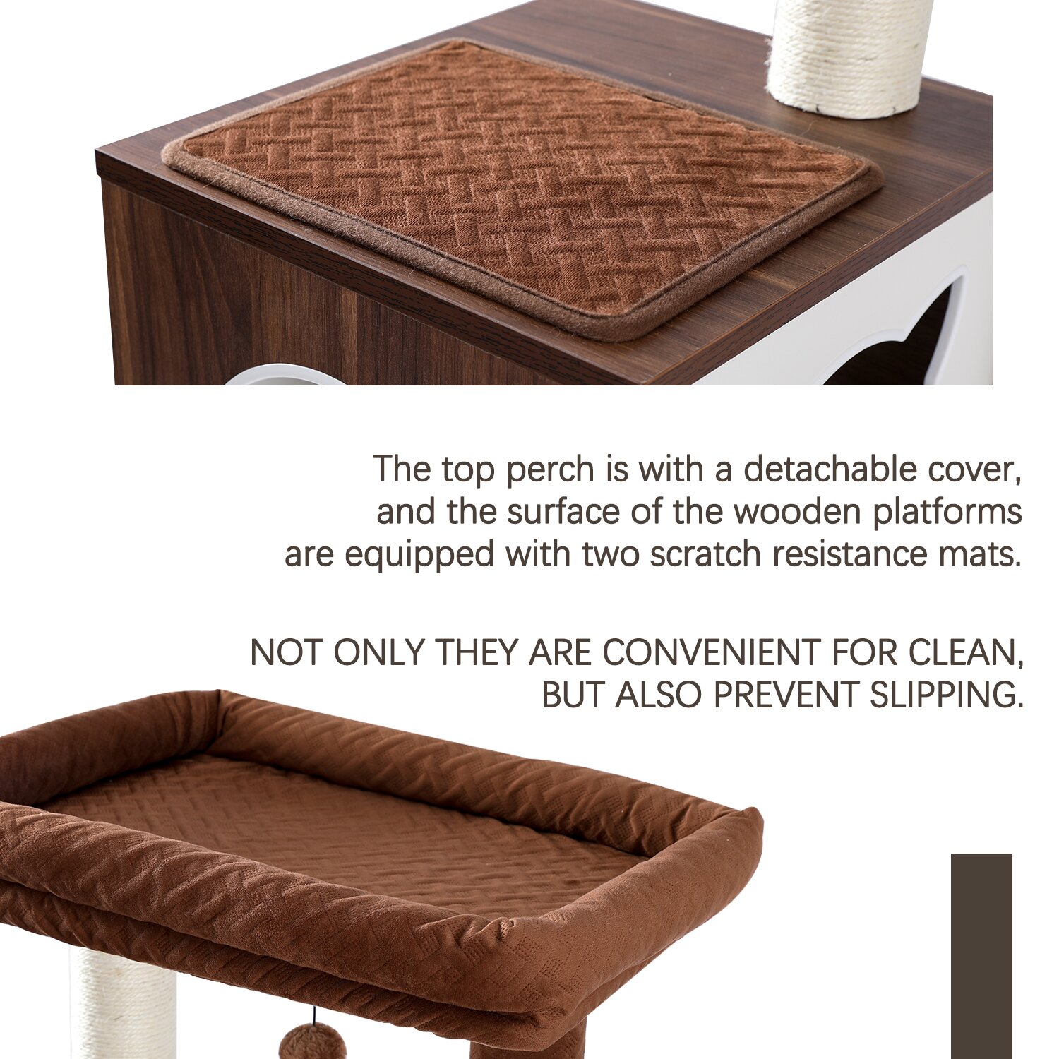 预发布站点、【Pet】59" Yinka Cat Tree or Condo、-12345