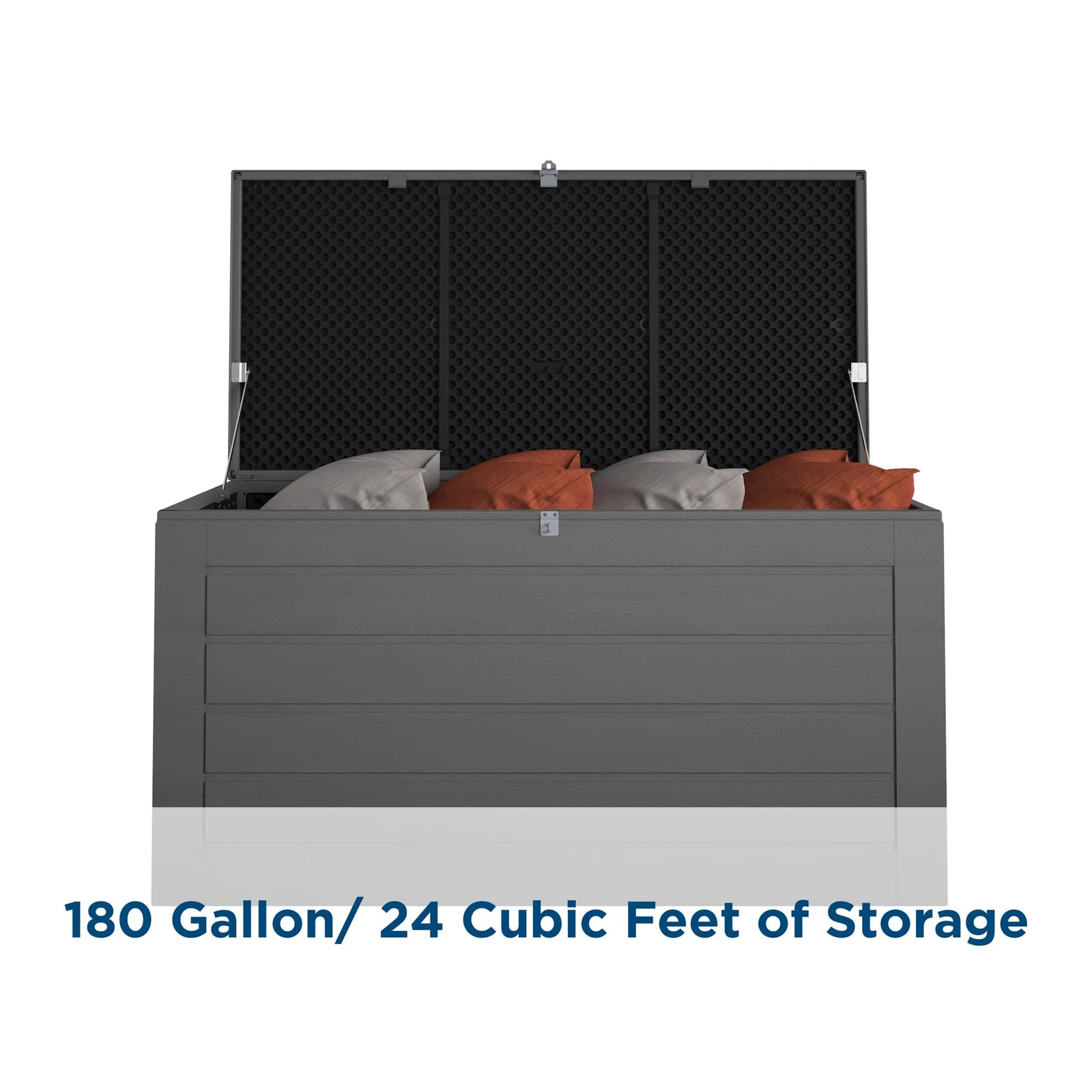 预发布站点、【Storage Shed】180 Gallon Water Resistant Plastic Lockable Deck Box、-12345