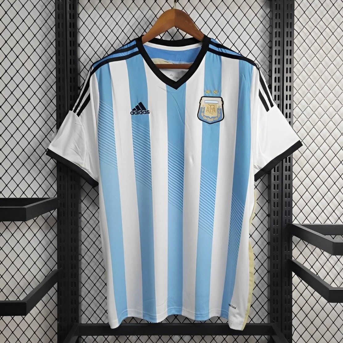 Retro Argentina 2014 Home Stadium Jersey111
