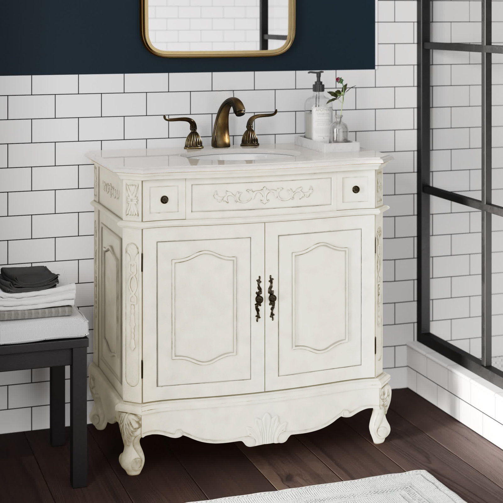 预发布站点、【Home Improvement】Halethorpe 36" Single Bathroom Vanity Set、-12345