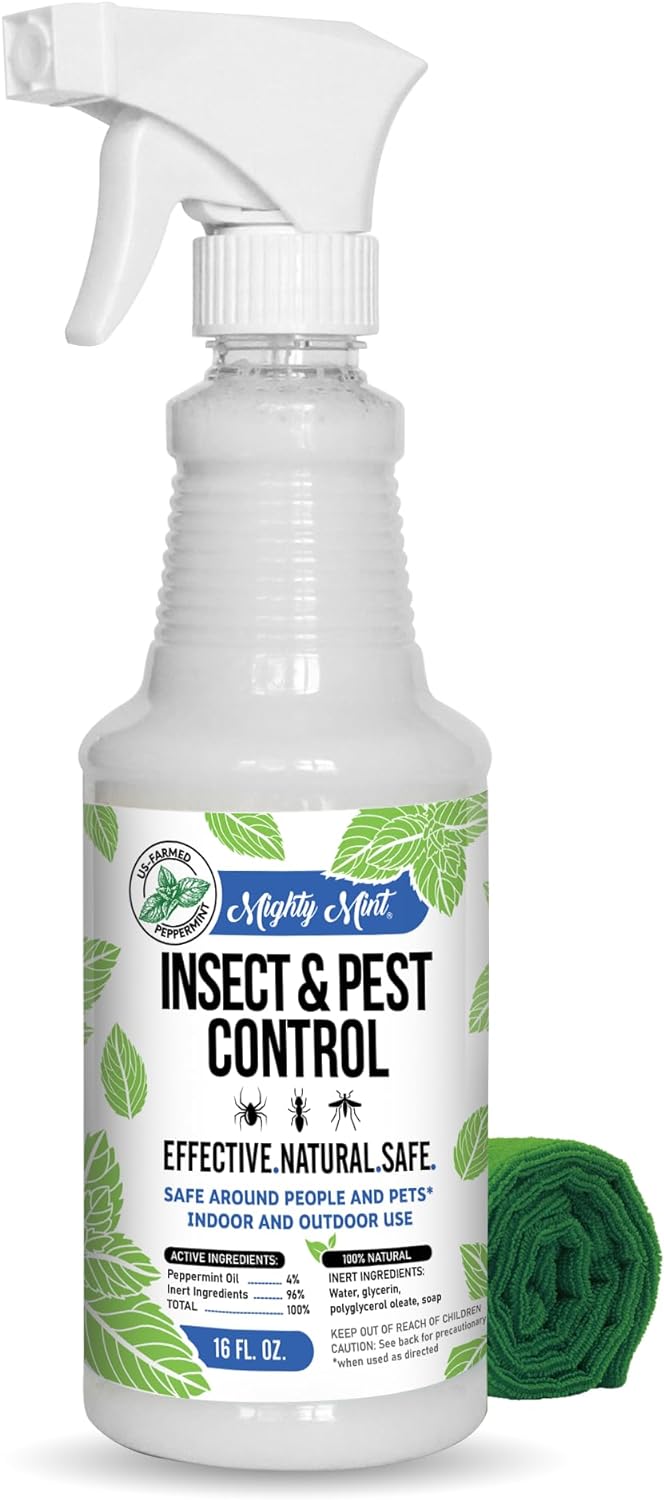 Mighty Mint 16 oz Peppermint Oil Insect & Pest Spray - for Spiders, Ants, and More111mysite