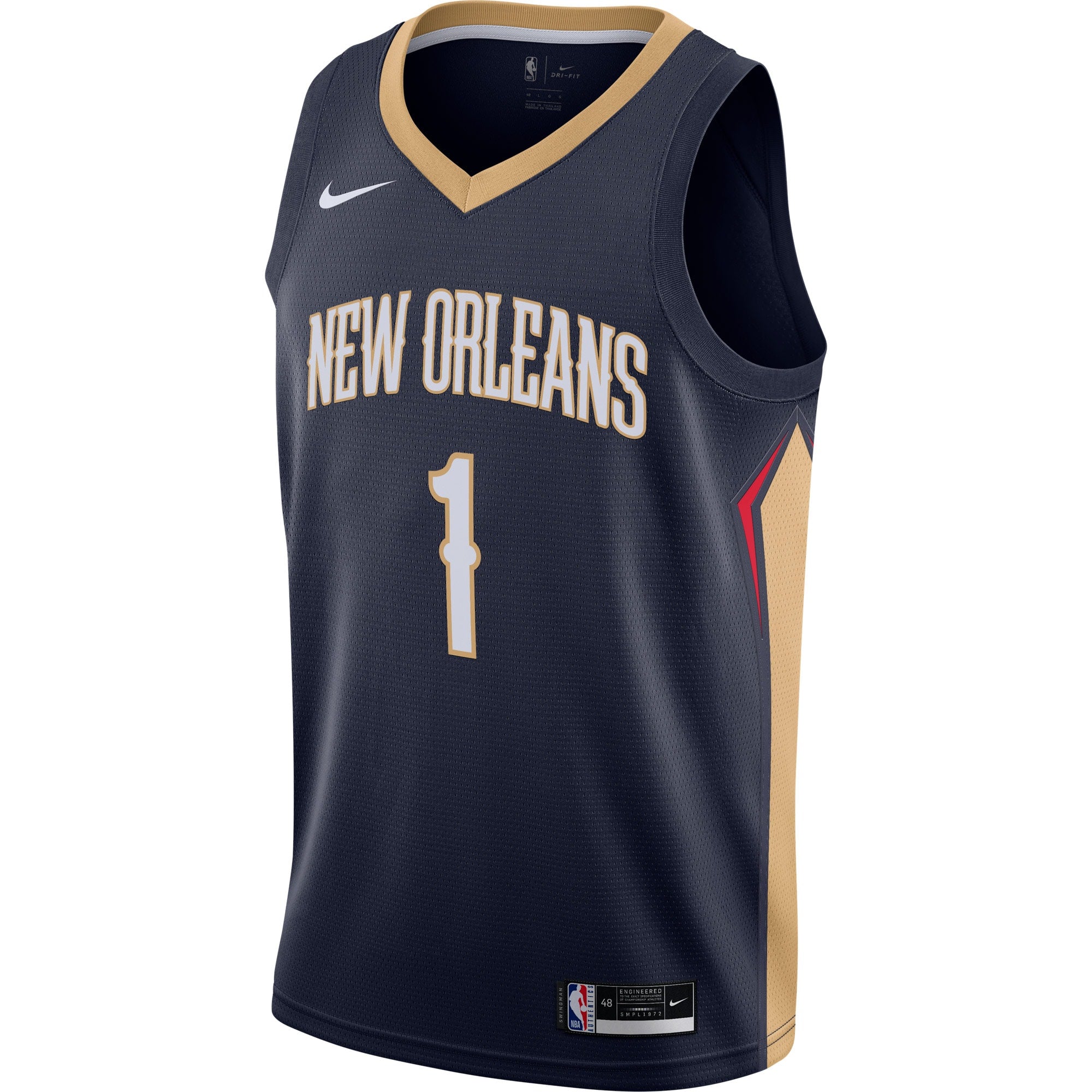 预发布站点、Zion Williamson New Orleans Pelicans Swingman Jersey - Navy - Icon Edition、FF-CUSTOM-12345