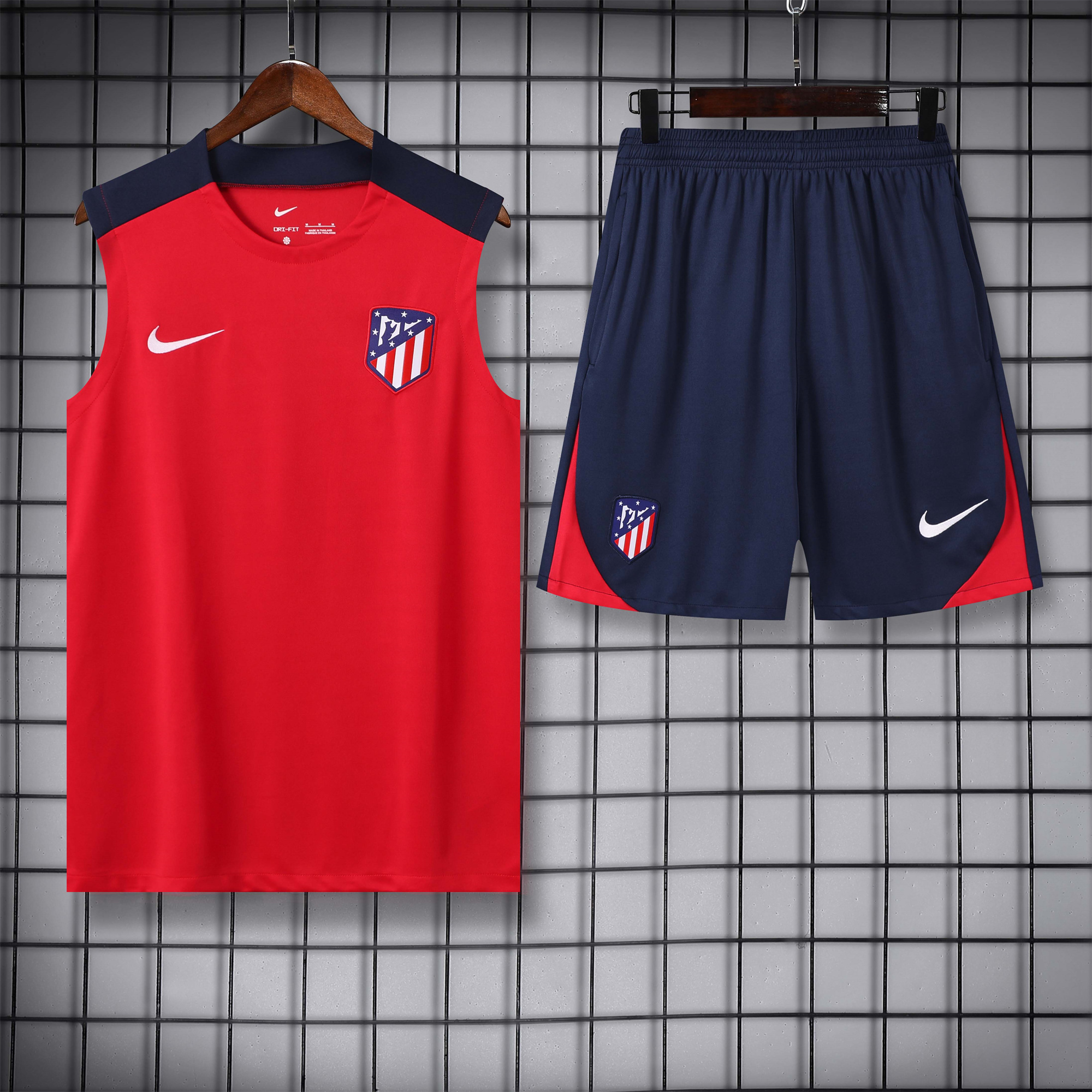 Atletico Madrid 24-25 Vest Training Set - Red111