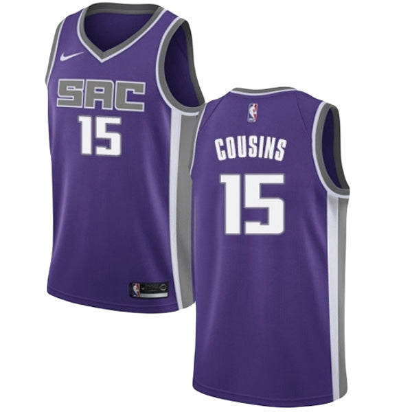 预发布站点、Youth Sacramento Kings DeMarcus Cousins Icon Edition Jersey - Purple、FF-CUSTOM-12345