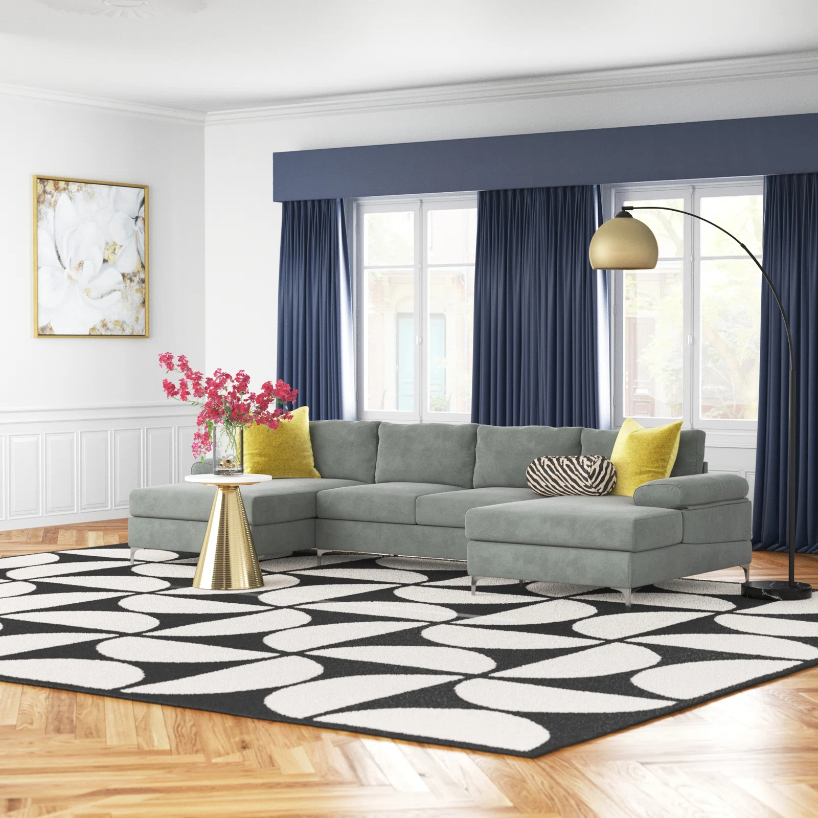 预发布站点、【Furniture】Makai 3 - Piece Upholstered Chaise Sectional、-12345