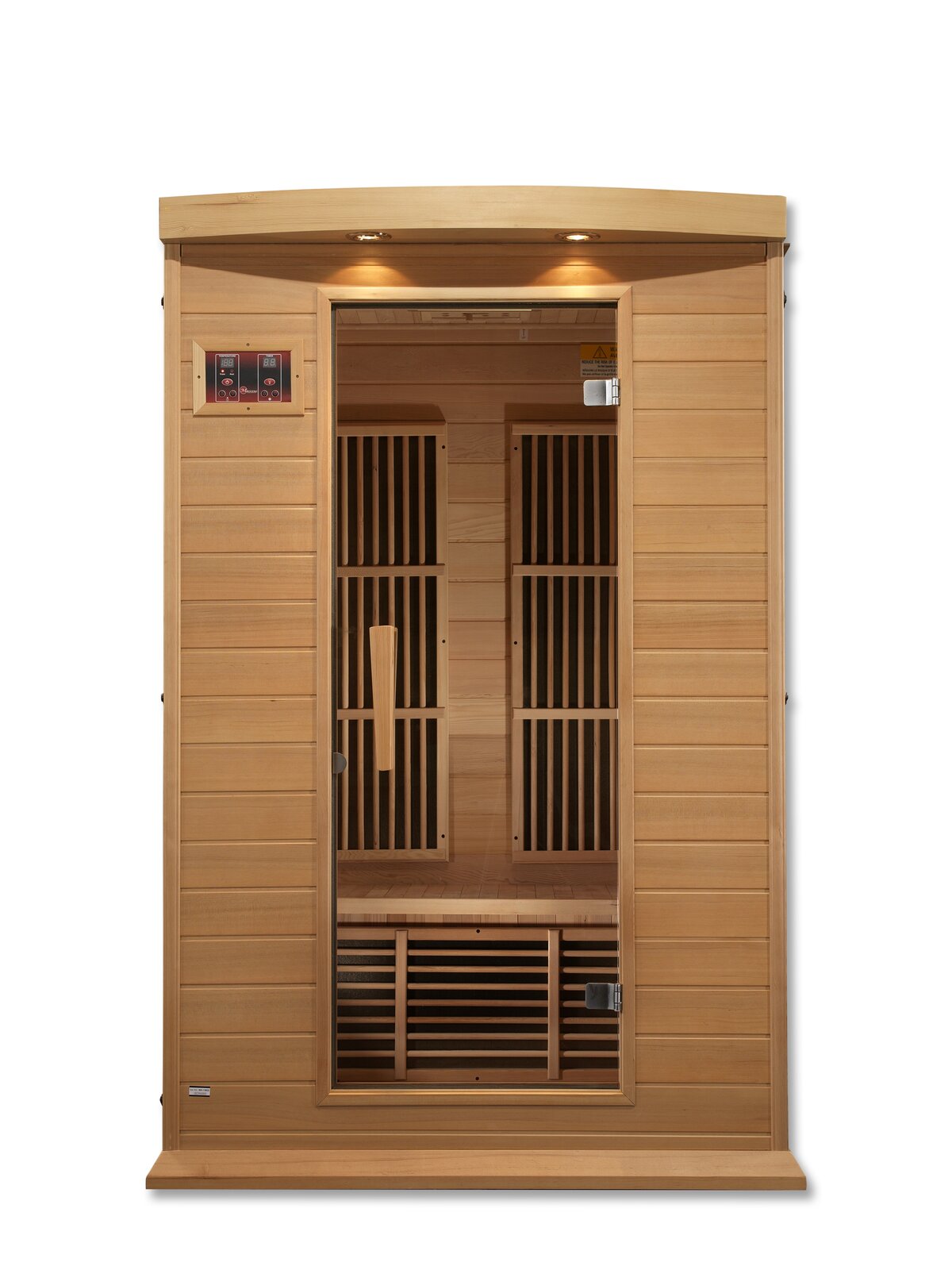 预发布站点、【Sports&Outdoors】Dynamic Infrared Maxxus 2 - Person Indoor Bluetooth Compatible FAR Infrared Sauna in Hemlock、-12345