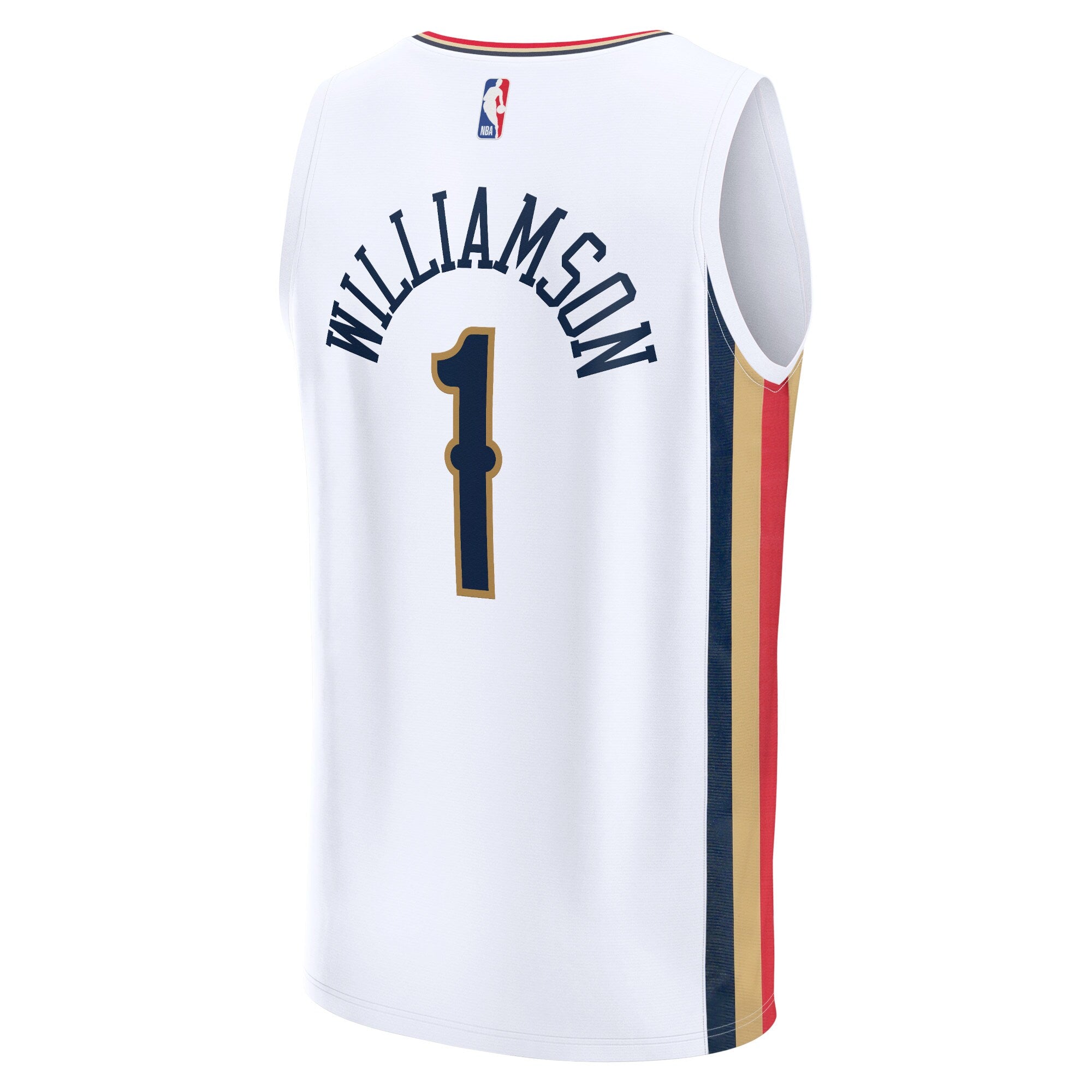 预发布站点、Zion Williamson New Orleans Pelicans Fanatics Branded 2021/22 Fast Break Replica Jersey - City Edition - White、FF-CUSTOM-12345