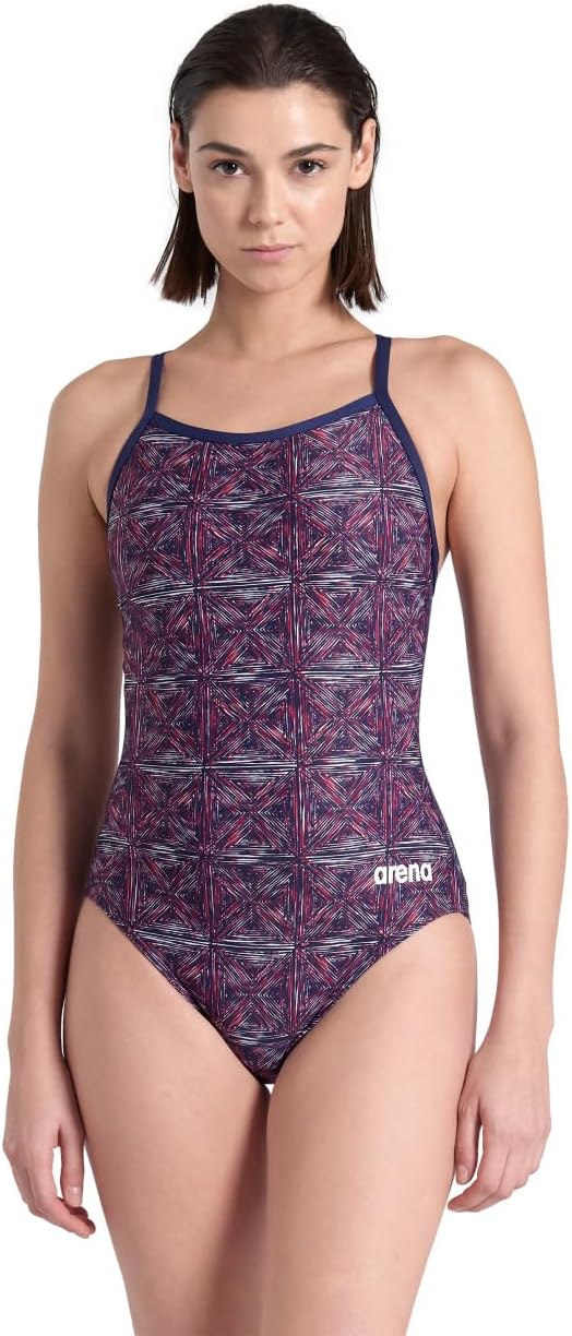 预发布站点、Arena Women's Abstract Tiles Lightdrop Back One Piece Swimsuit、mysite-12345