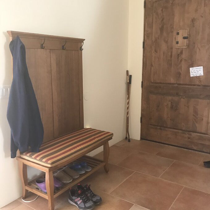 预发布站点、【Furniture】Bernnadette 40'' Wide Pine Solid Wood Hall Tree with Bench、-12345