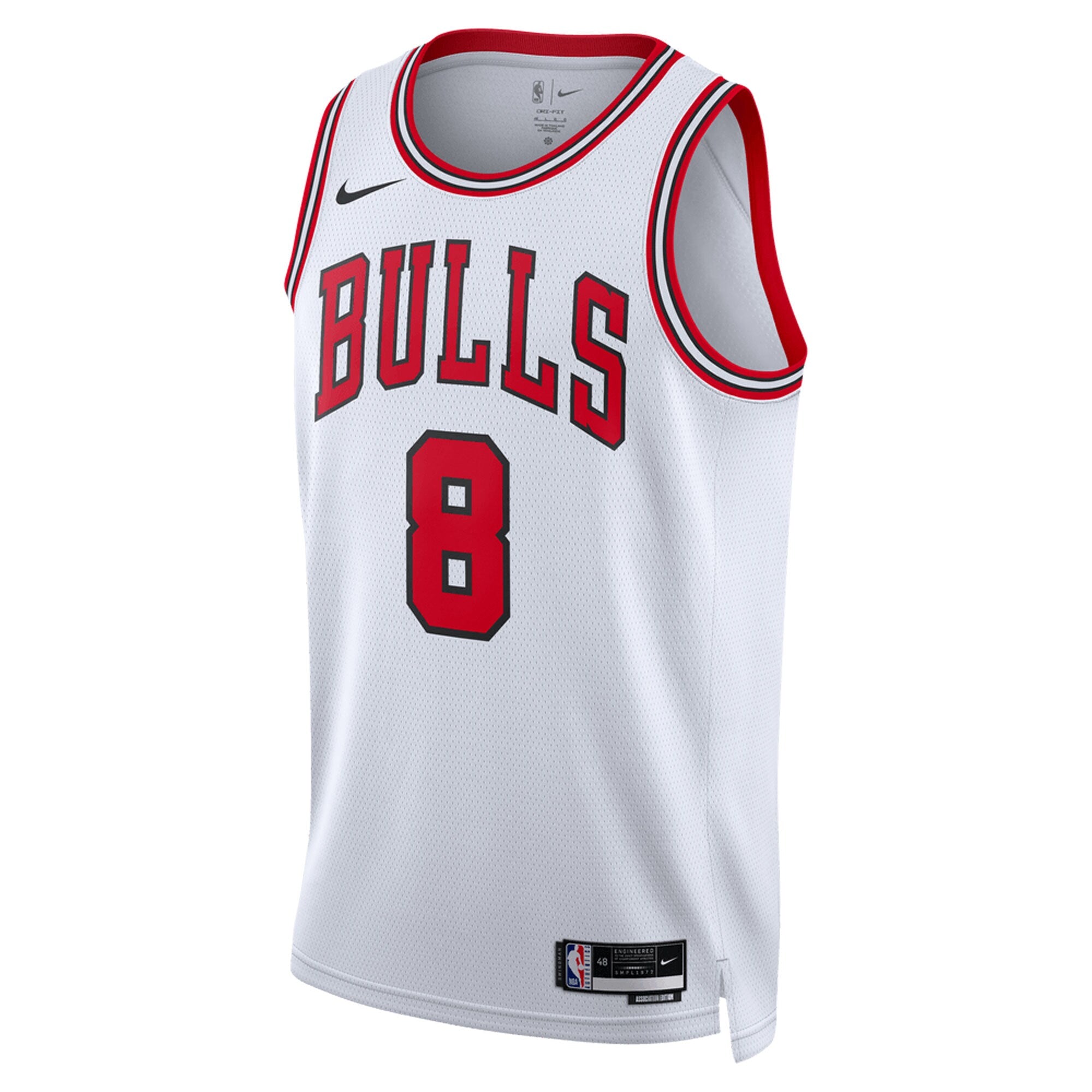 预发布站点、Zach LaVine Chicago Bulls Unisex Swingman Jersey - Association Edition - White、FF-CUSTOM-12345